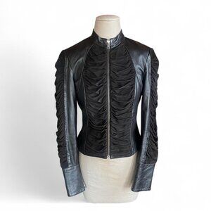 Cache Leather Moto Jacket
